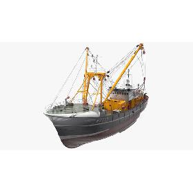 Fishing Trawler 3D model